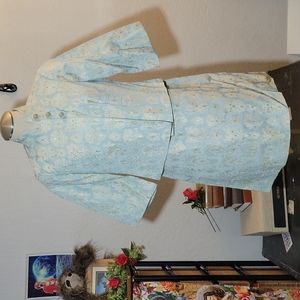 VINTAGE Handmade Sleeveless Dress and Matching Crop Jacket S